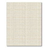Classic Beige Gingham Checkered Woven Rug