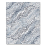 Blue Crystal Marble Area Rug