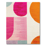 Vibrant Geometric Multi-Color Multi-color and Patterns Area Rug