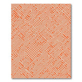 Orange Bold Orange Geometric Maze Area Rug