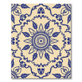 Blue Persian Floral Area Rug