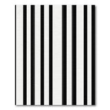 Bold Black White Vertical Stripe No. 27 Area Rug
