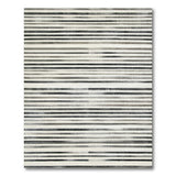 Black and White Horizontal Black White Horizontal Striped Area Rug