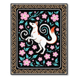 White Fox Cherry Blossom Area Rug
