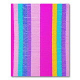 Multi-color and Patterns Vibrant Vertical Stripe Multi-Color Area Rug