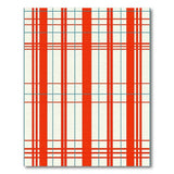 Bold Red Blue Plaid Area Rug