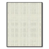Modern Black Dot Grid Area Rug
