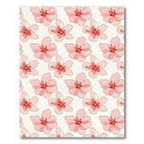 Blush Pink Cherry Blossom Floral Vintage Area Rug