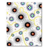 Retro Vinyl Record Sunburst Area Rug