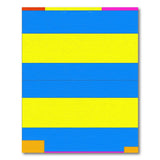 Vibrant Multi-color and Patterns Vibrant Multi-Color Geometric Block Area Rug