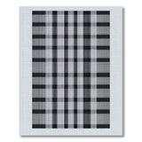 Grey Modern Grey Plaid Check Area Rug