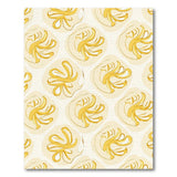 Playful Yellow Banana Print Area Rug