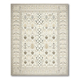 Ivory Lattice Heritage Tribal Area Rug