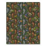Wildflower Footpath Washable Area Rug