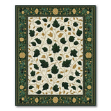 Green Leaf Persian Area Rug