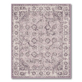 Floral Vintage Purple Floral Vintage Washable Area Rug