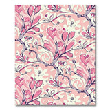 Pink Floral Blossom Area Rug