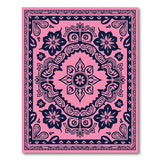 Elegant Pink Persian Floral Area Rug