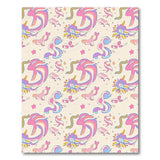 Whimsical Unicorn Seahorse Cartoon Area Rug