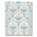 Indigo Poppy Floral Area Rug
