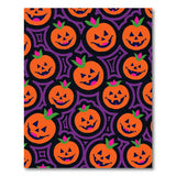 Grinning Jack-o-Lantern Pumpkin Pattern Rug