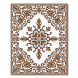 Traditional Persian Ornate Brown Floral Persian Area Rug