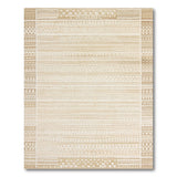 Beige and Neutral Beige Heritage Tribal Area Rug