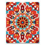 Vibrant Persian Mandala Area Rug