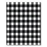 Black and White Black White Buffalo Check Rustic Farmhouse Rug