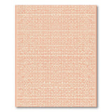 Orange Geometric Lattice Area Rug