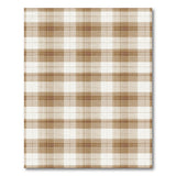 Tan Brown Buffalo Check Area Rug