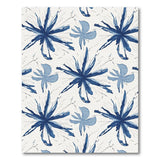 Blue Abstract Starburst Area Rug