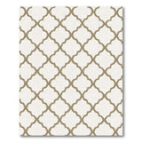 Geometric Modern Beige Trellis Geometric Area Rug
