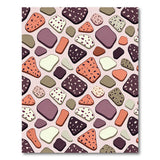 Multi-Color Geometric Pebble Area Rug