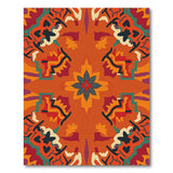 Multi-color and Patterns Vibrant Multi-Color Southwestern Geometric Rug
