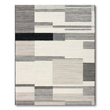 Geometric Modern Geometric Black White Modern Area Rug