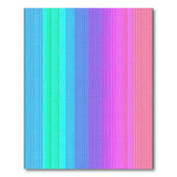 Multi-color and Patterns Vibrant Multi-Color Vertical Stripe Area Rug