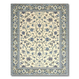 Blue and Teal Elegant Blue Floral Persian Area Rug