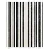 Bold Black White Vertical Stripe No. 15 Area Rug