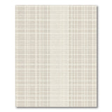 Beige Ombre Grid Area Rug