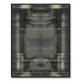 Black White Geometric Dot Geometric Modern Area Rug