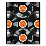 Retro Vinyl Records Area Rug