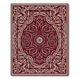 Ornate Traditional Persian Ornate Red Persian Medallion Area Rug