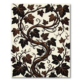Cream Ivy Vine Area Rug