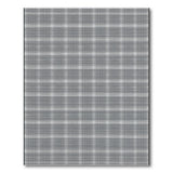 Black White Halftone Dot Grid Area Rug