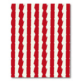 Red Toy Soldier Silhouette Striped Area Rug