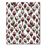 Pink Protea Bud Floral Area Rug