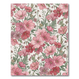 Floral Vintage Pink Floral Vintage Washable Area Rug