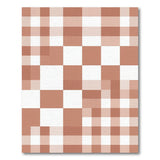 Beige Neutral Geometric Patchwork Area Rug