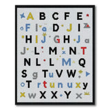 Fun Multi-Color Alphabet Kids Rug